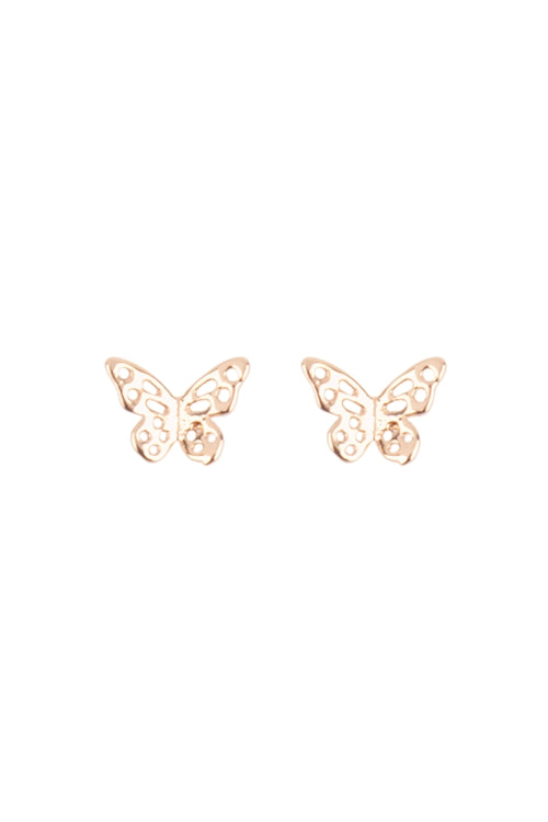 Butterfly Cutout Stud Earrings