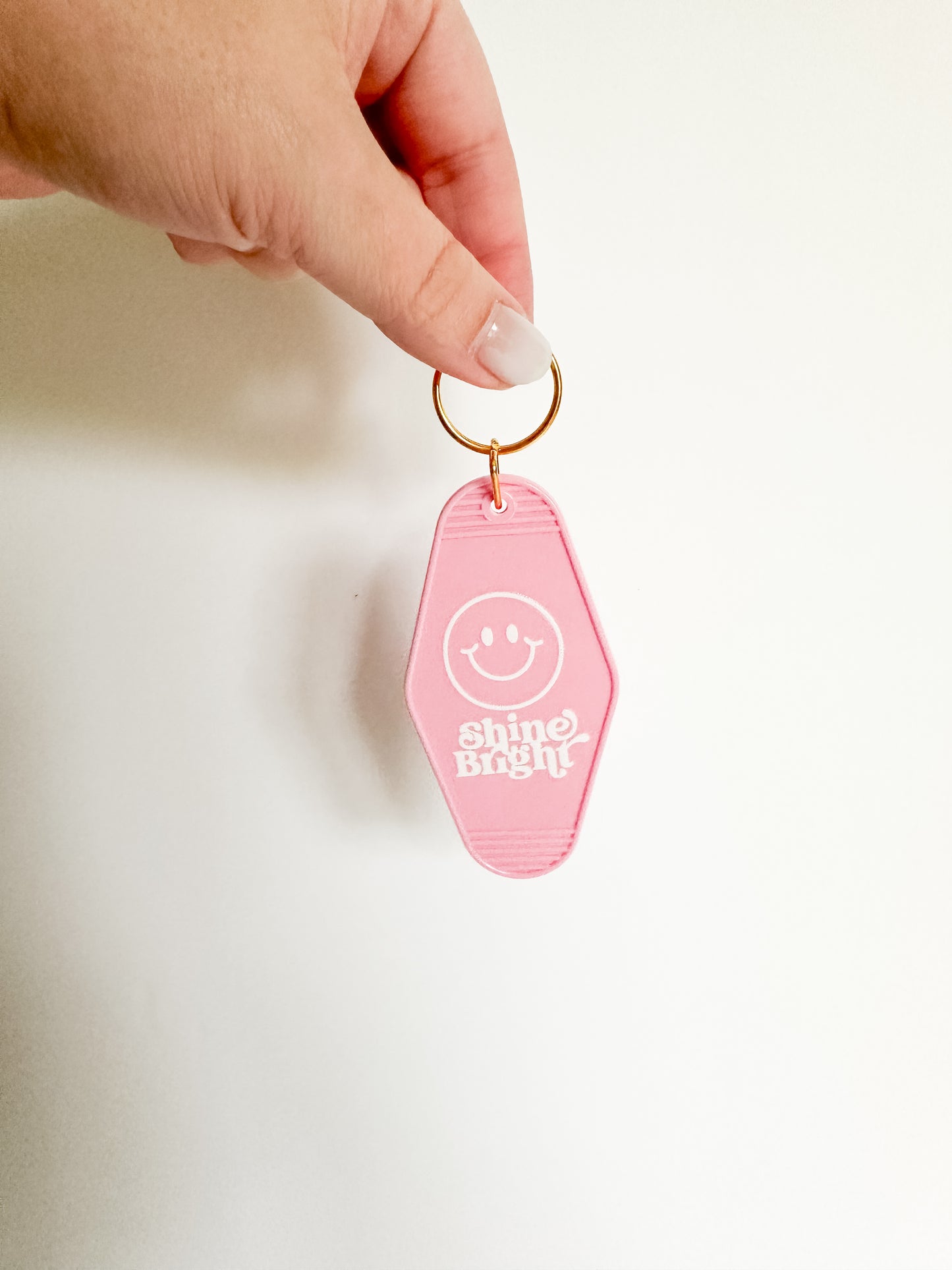 Shine Bright Motel Keychain