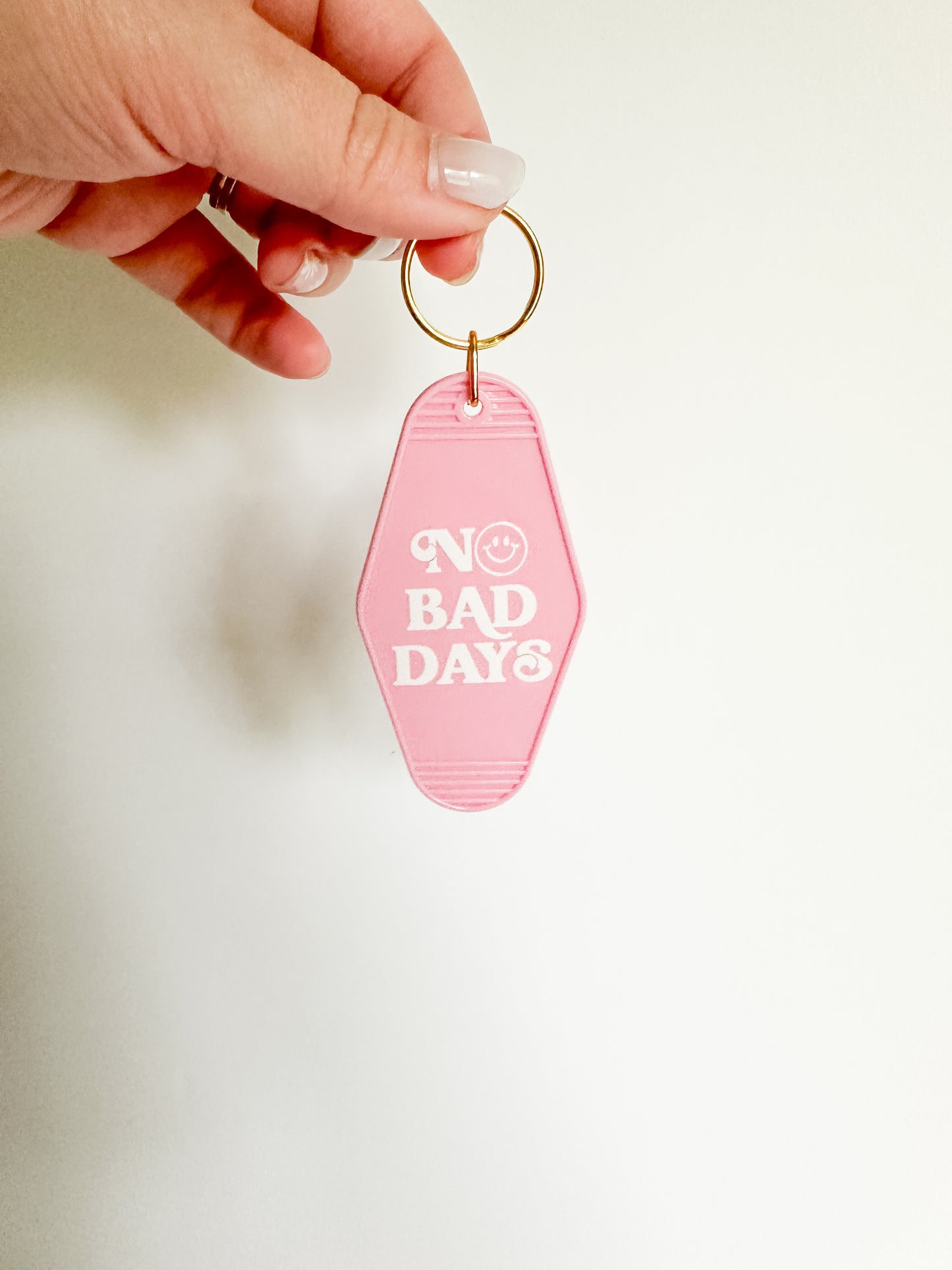 No Bad Days Motel Keychain