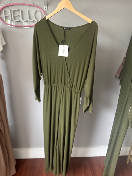 Olive Green Jumpsuit